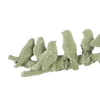 Hello Honey® 17" Sage Flocked Birds on Branch