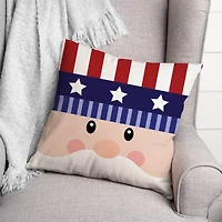 Uncle Sam Face Indoor/Outdoor Pillow