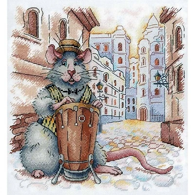 MP Studia Italian Streets Cross Stitch Kit