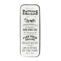 Black & White Metal Farmhouse Sign Wall Decor