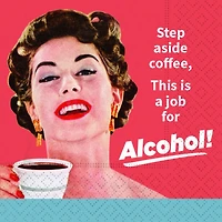 JAM Paper Step Aside Coffee Cocktail Napkins, 40ct.