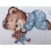 RIOLIS Boys Birth Announcement Counted Cross Stitch Kit R1124