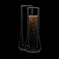 JoyJolt® Cosmo Double Wall Stemless Champagne Flute Glasses, 4ct.