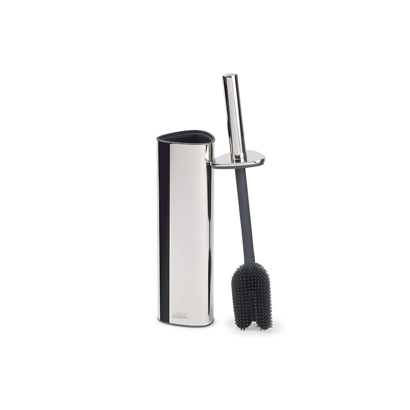 Joseph Joseph Flex 360 Luxe Advanced Toilet Brush with Stainless-steel Finish
