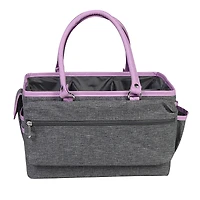Everything Mary Purple Heather Deluxe Store & Tote Craft Organizer