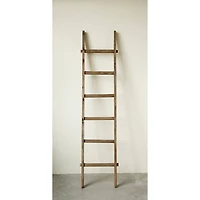 Hello Honey® 6ft. Decorative 6-Rung Rustic Wood Ladder
