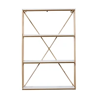 Gold Glam Wall Shelves