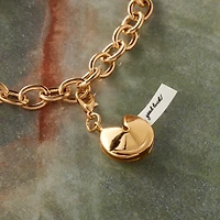 Gold Fortune Cookie Charm by Bead Landing™