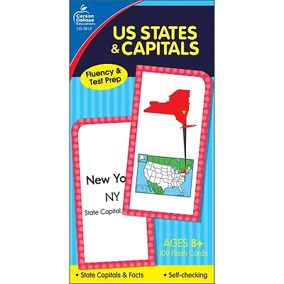 Carson Dellosa® U.S. States & Capitals Flash Cards