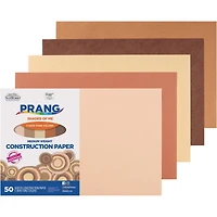 Prang® 12" x 18" Shades of Me Medium Weight Construction Paper, 5 Packs of 50 Sheets