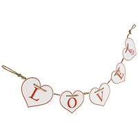 32" Valentine's Day LOVE Hearts Metal Banner