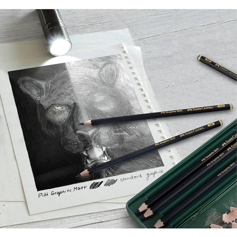 Faber-Castell® PITT® Matte Graphite Pencil Set