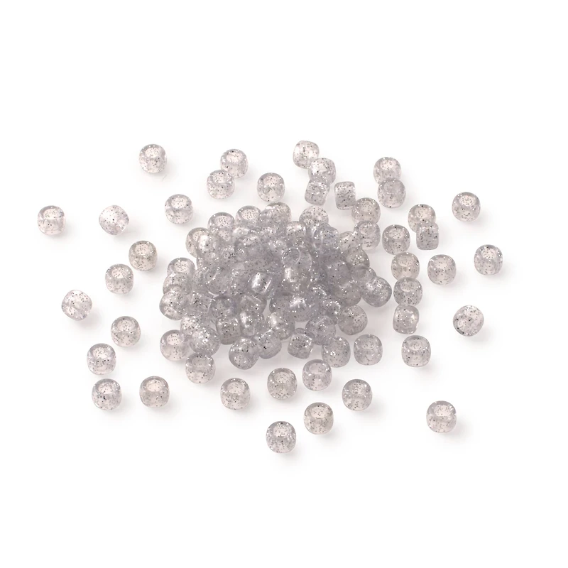 9mm Glitter Pony Beads by Creatology