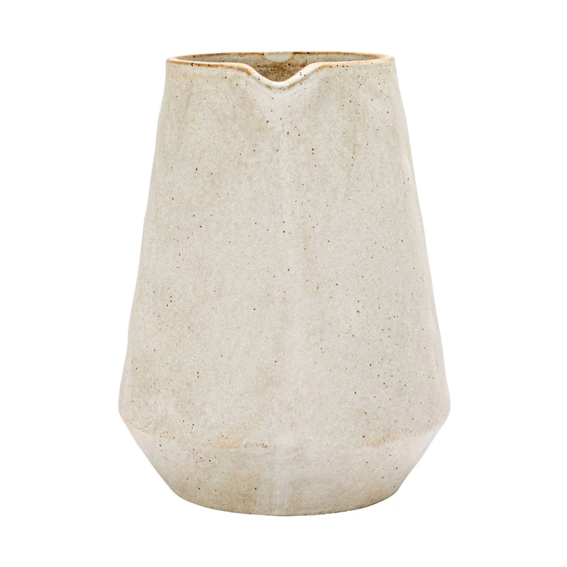 Hello Honey® 2.5qt. Cream Reactive Glaze Stoneware Pitcher