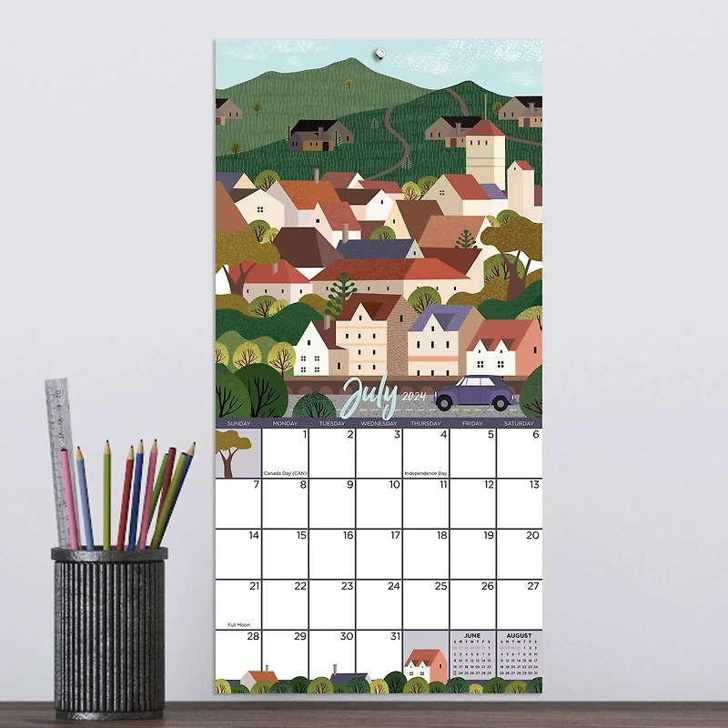 TF Publishing 2024 Folk Love Mini Calendar