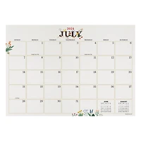 TF Publishing 2024-2025 Medium Floral Desk Pad Calendar