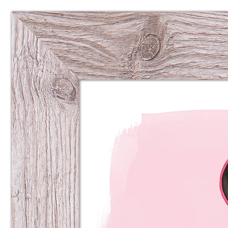 Live Simple Love Chocolate Western White Framed Print