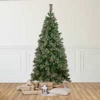 6.5ft. Pre-Lit Oregon Cashmere Pine Artificial Christmas Tree, Clear Lights