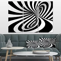 Designart - Spiral Black n White