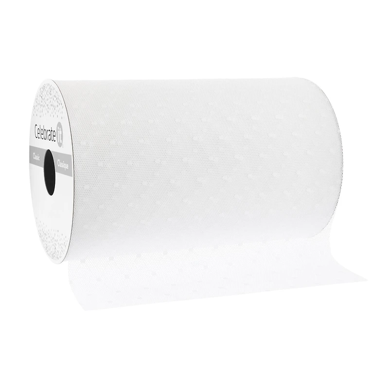 6" x 10yd. White Dot Lace Ribbon by Celebrate It™ Classic