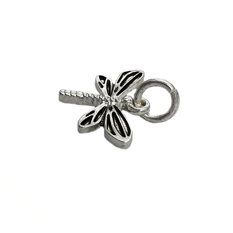 Charmalong™ Silver Plated Dragonfly Charm by Bead Landing™
