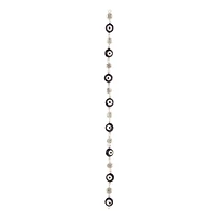 12 Pack: Rhodium Antique Metal Evil Eye Beads by Bead Landing™