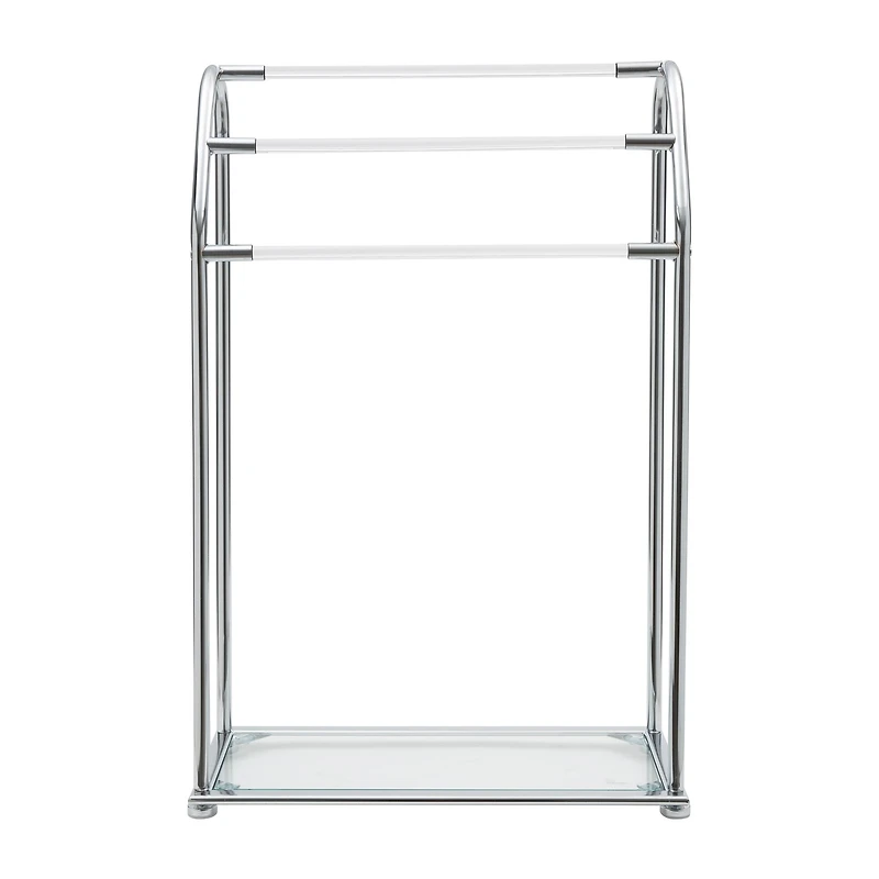 Organize It All Freestanding Acrylic Towel Rack