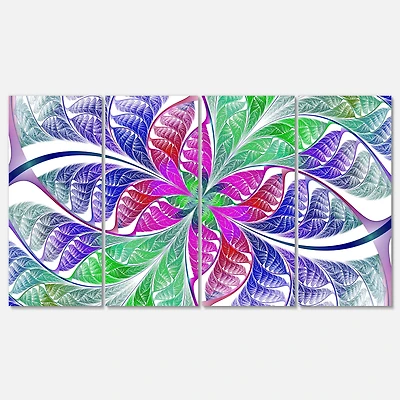 Designart - Flower like Fractal Stained Glass