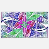 Designart - Flower like Fractal Stained Glass