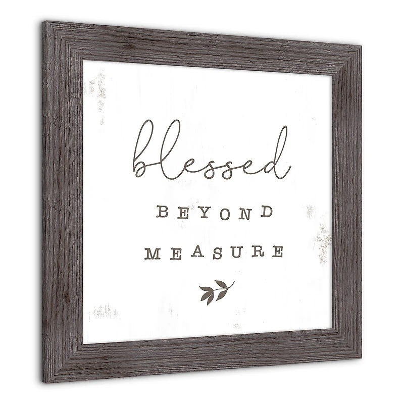 Blessed Beyond Measure Western Framed Print