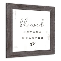 Blessed Beyond Measure Western Framed Print