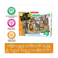 Puzzle Doubles! - Glow in the Dark Wildlife: 100 Pcs