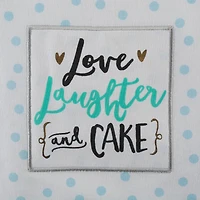 DII® Wedding Themed Embellished Dishtowels, 4ct.