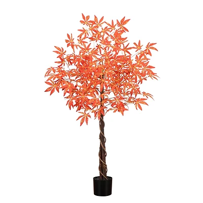 4ft. Autumn Vibrant Maple Artificial Fall Tree