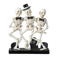 Glitzhome® 10.5" Halloween Dancing Skeleton Table Décor