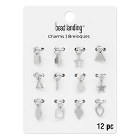 Silver Basic Shapes Charms by Bead Landing™