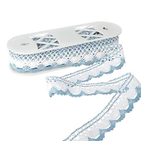 1.8" Blue Scallop Crochet Trim by Celebrate It®