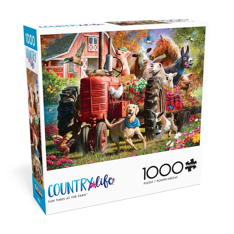 Assorted Country Life 1,000 Piece Puzzle
