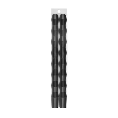 10" Black Column Taper Candles, 2ct. by Ashland®