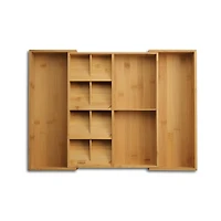 Joseph Joseph DrawerStore Bamboo Expandable Cutlery, Utensil and  Gadgets  Organizer