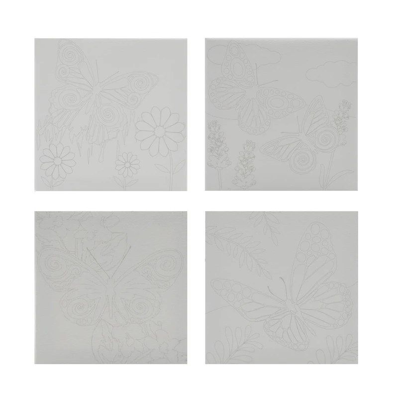 Butterflies Mini Canvas Painting Kit by Craft Smart®