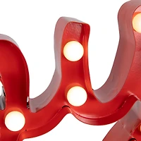 Lighted "Joy" Christmas Decoration - 11.25"