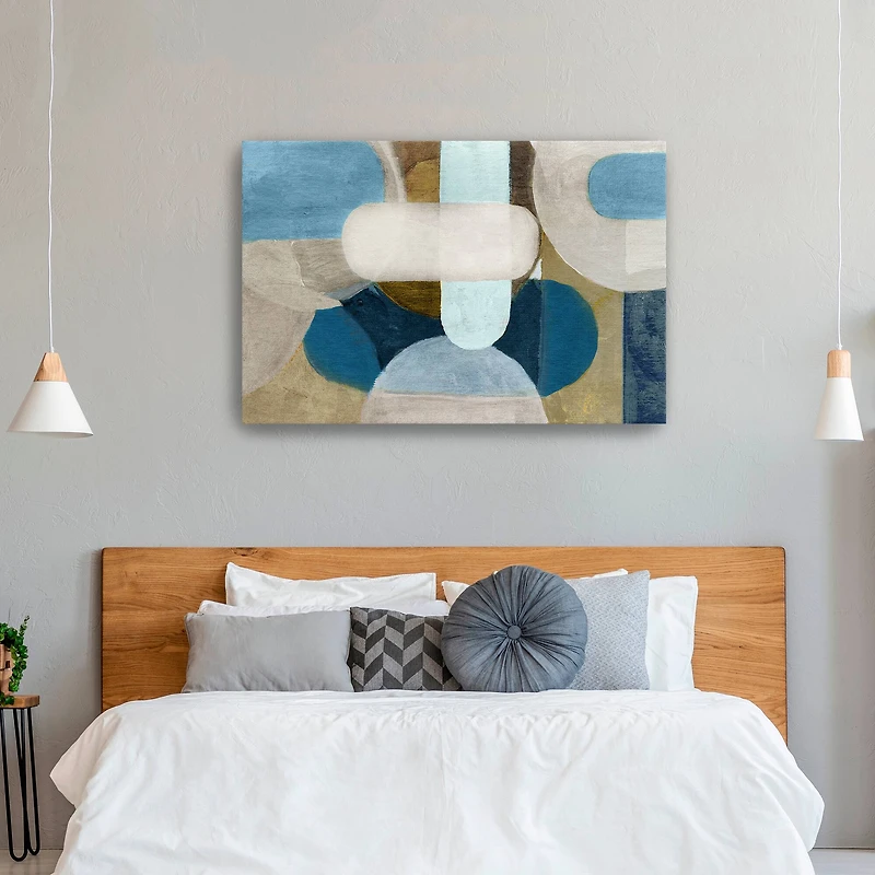 Lumaprints Hues of Indigo I Canvas Giclée Wall Art