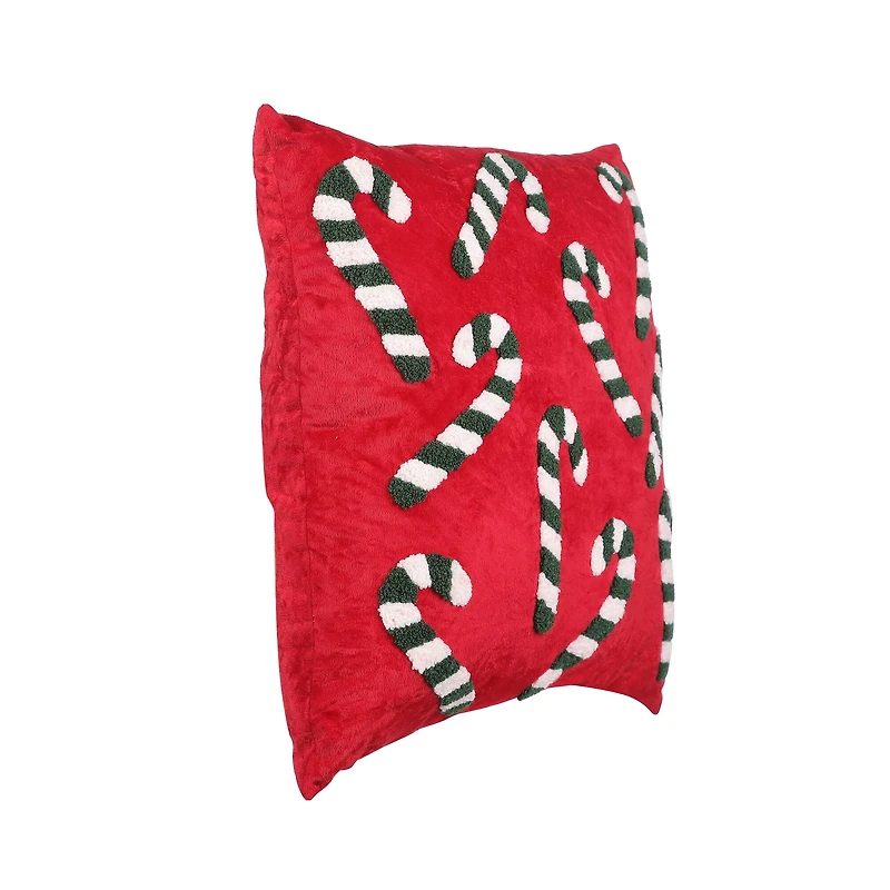 16" Candy Cane Throw Pillow by Ashland®