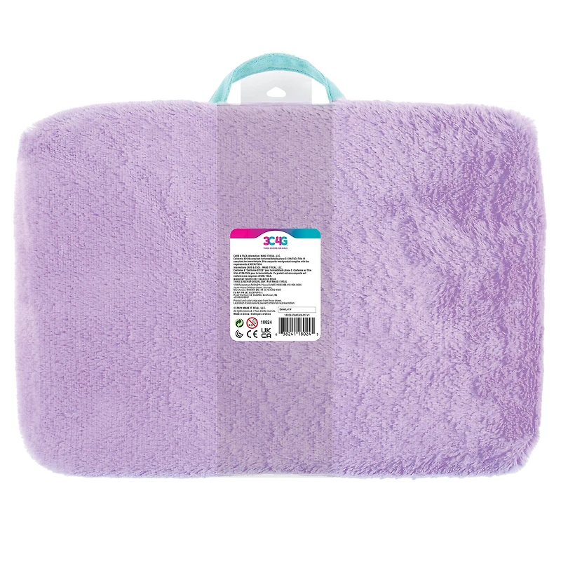 Make It Real™ 3C4G 12" x 17" Purple & Pastel Holowave Lap Desk