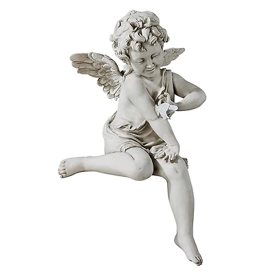 Design Toscano 25" Peaceful Presence Angel Sitter Garden Statue