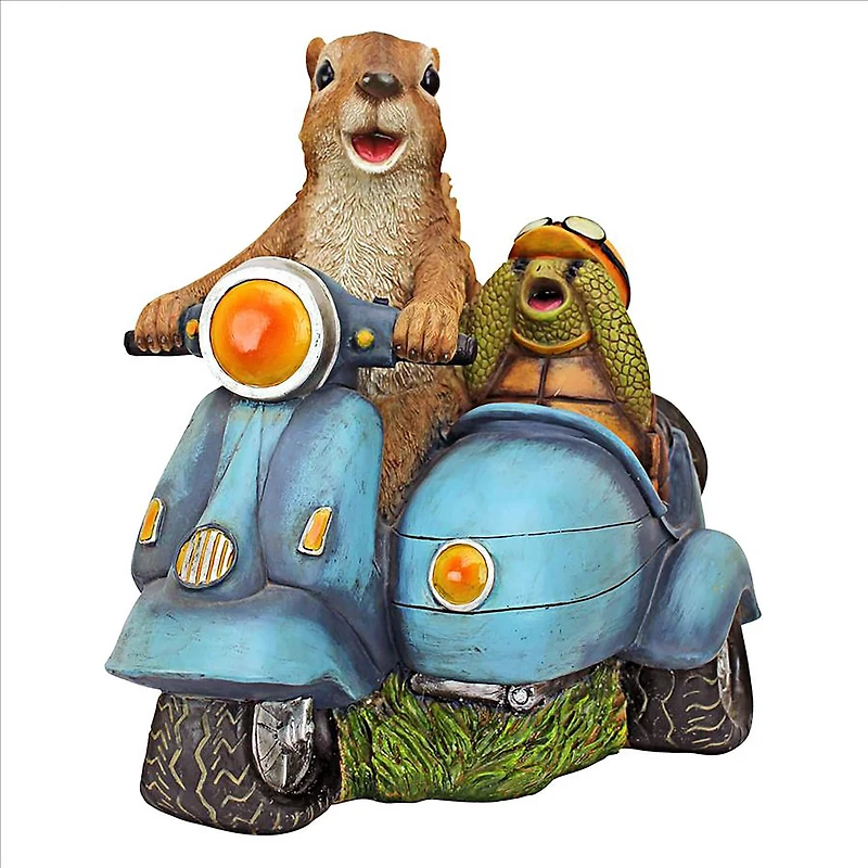 Design Toscano 10.5" Born to be Wild Squirrel on Motorcycle Statue