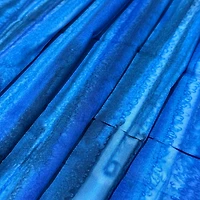 Feldman Batik Turquoise Light Blue Tonal Cotton Fabric