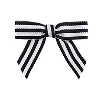 JAM Paper 5/8" Grosgrain Stripes Twist Tie Bows