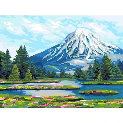 Crafting Spark Beautiful Mountain Painting by Numbers Kit